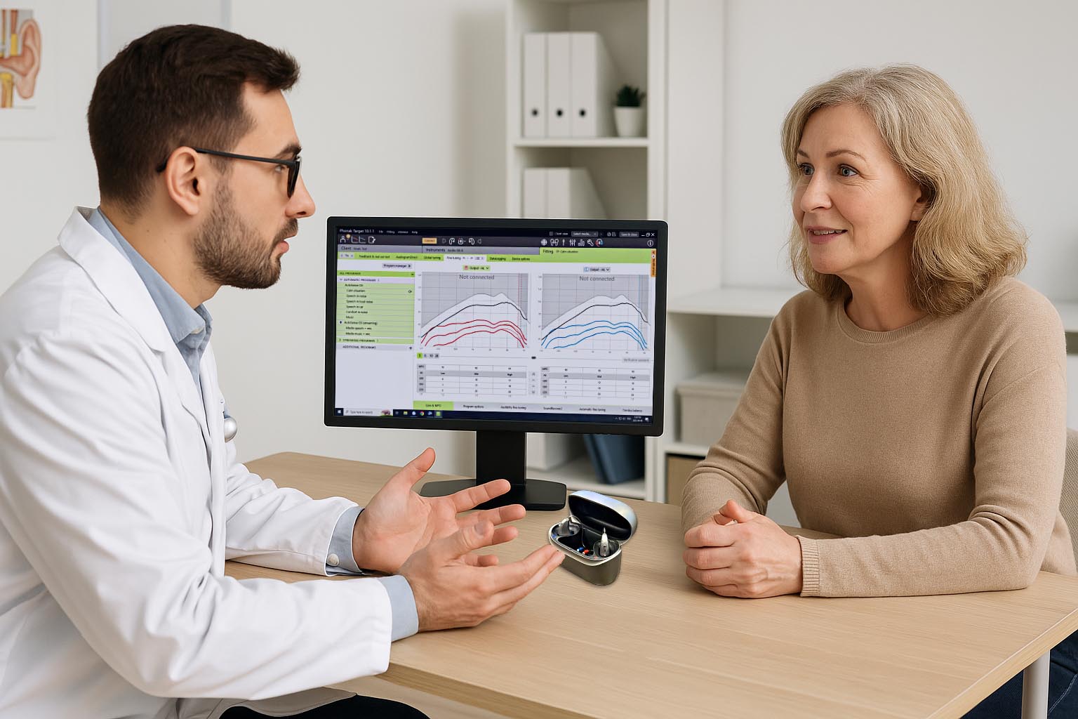 Audiologist-Phonak-Fitting